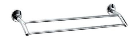 NAT-13750 | Double Towel Bar - Stainless Steel Polish