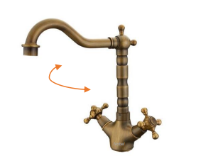 NWN-931 | Basin Mixer - Antique Bronze