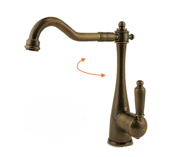 NWN-935 | Kitchen Sink Mixer - Antique Bronze