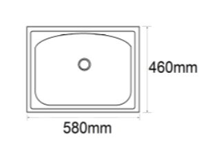 NSB-58 | Stainless Steel Sink - Stainless Steel Matt