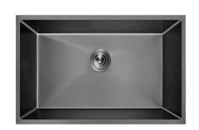 NU-11-BK | Stainless Steel Sink - Matt Black