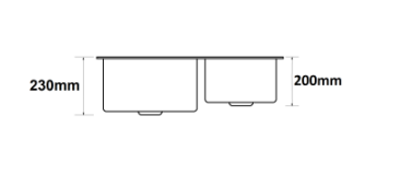 NU-12-SS | Stainless Steel Sink - Stainless Steel Matt