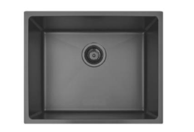 NU-15-BK | Stainless Steel Sink - Matt Black