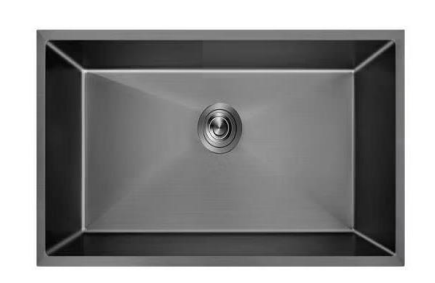 NU-13-BK | Stainless Steel Sink - Matt Black