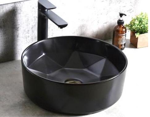 NC-413-BK | Art Basin - Matt Black