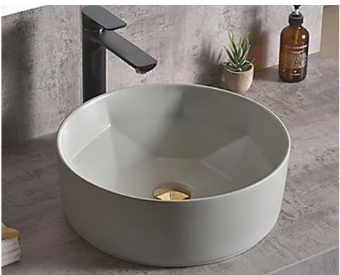 NC-413-GY | Art Basin - Matt Grey