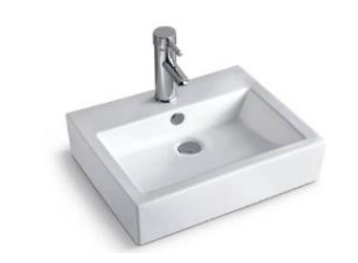 NC-7029 | Ceramic Insert Basin - White