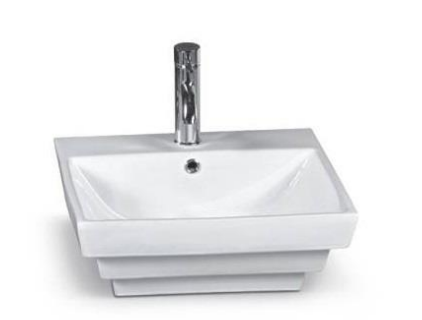 NC-7040 | Ceramic Insert Basin - White