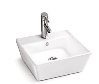 NC-7247 | Ceramic Insert Basin - White