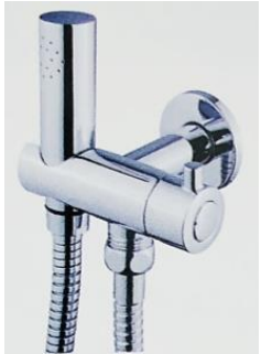 NBS-2810-CP | Bidet Spray with Angle Valve - Chrome Polish