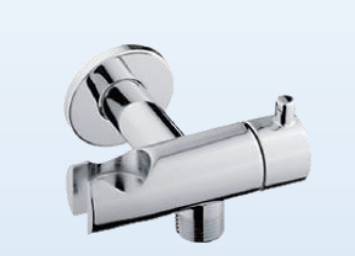 NBS-808-CP | Stop Valve with Holder - Chrome Polish