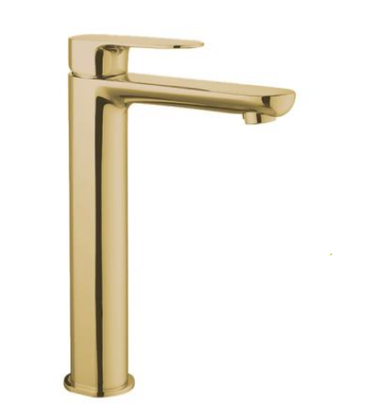 NN-2882T-BGD | Tall Basin Mixer - Brushed Gold