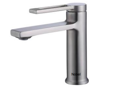 NN-6661-GM | Basin Mixer - Gunmetal