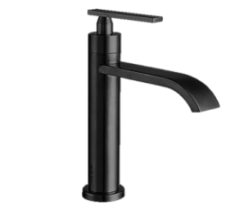 NN-9311-BK | Rainfall Basin Tap - Matt Black