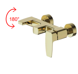 NN-9900-BGD | Bath-Shower Mixer - Brushed Gold