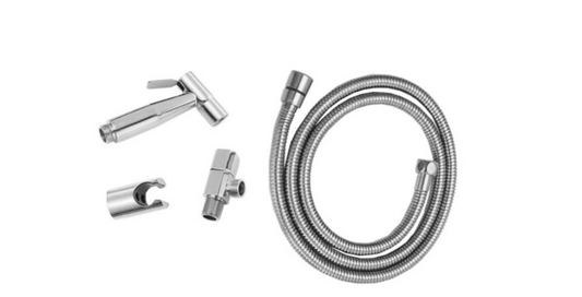 VVA.2012J-BN | Bidet Spray Set (Valve, Hose, Spray Gun, Holder)