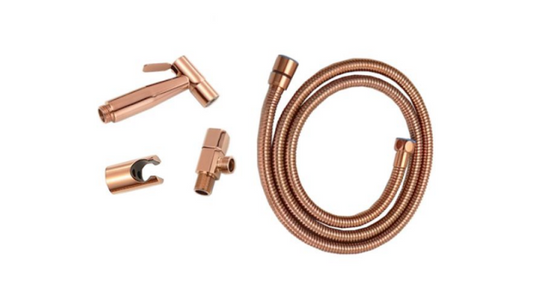 VVA.2012J-RG | Bidet Spray Set (Valve, Hose, Spray Gun, Holder)