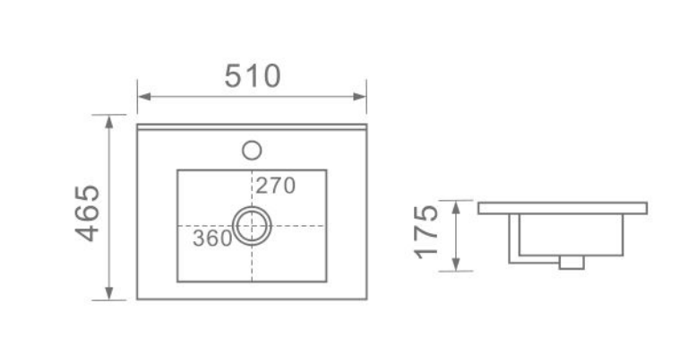 D1003101A | Inset Basin