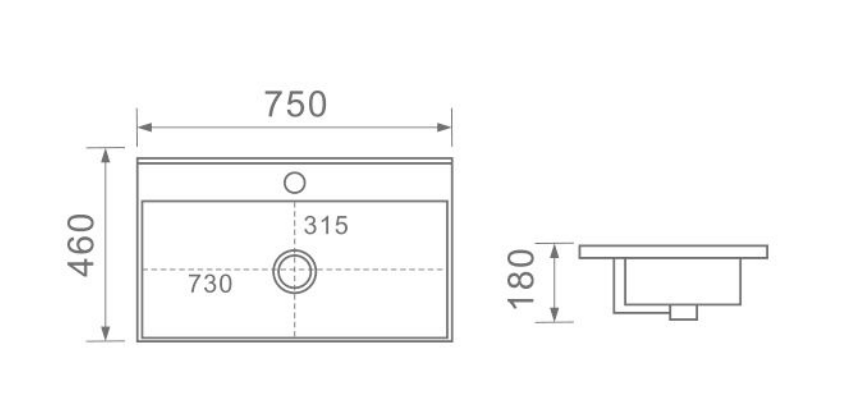 D1003107L | Inset Basin