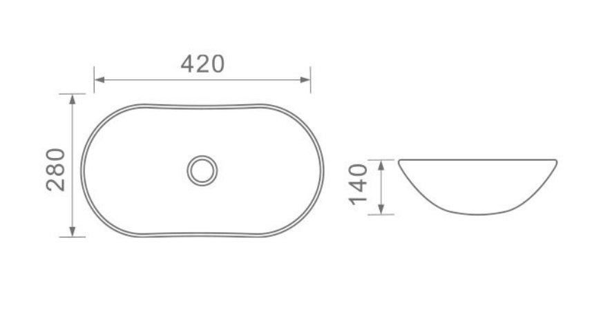 D1001107S | Counter Top Basin