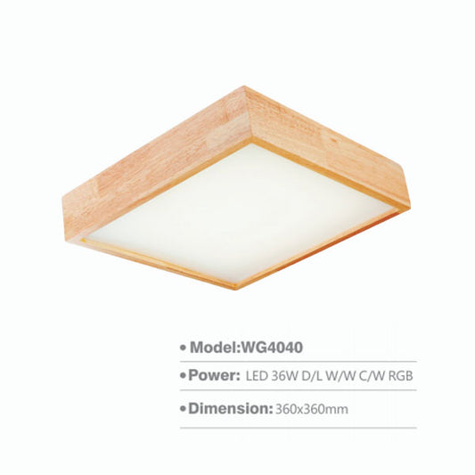 SLWG4040 SQ Surface Light | LED Ceiling Lamp - RGB