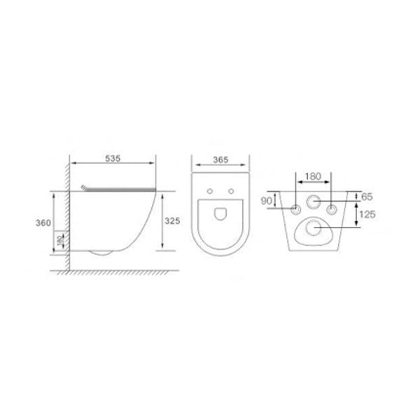 ATJL10096 | Tornado Technology Wall-Mount Closet (535x365x360mm)