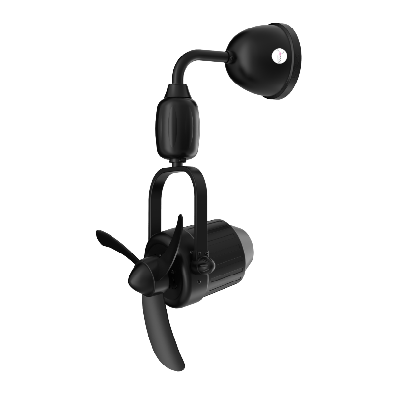 Mistral CF516 fan wall mounted, black - ThatRenoStore