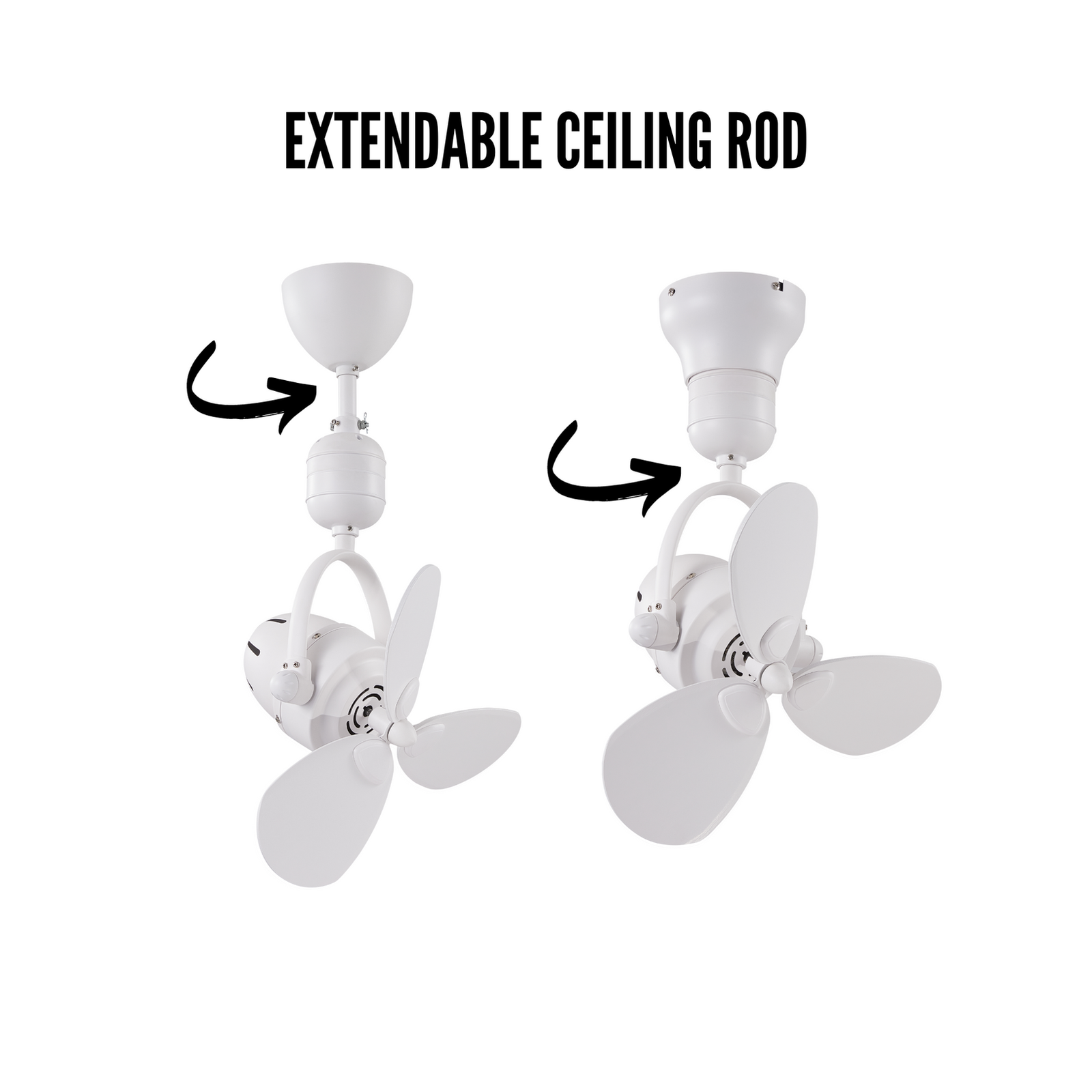 DUO HAGER Ceiling Fan, view 7 - ThatRenoStore