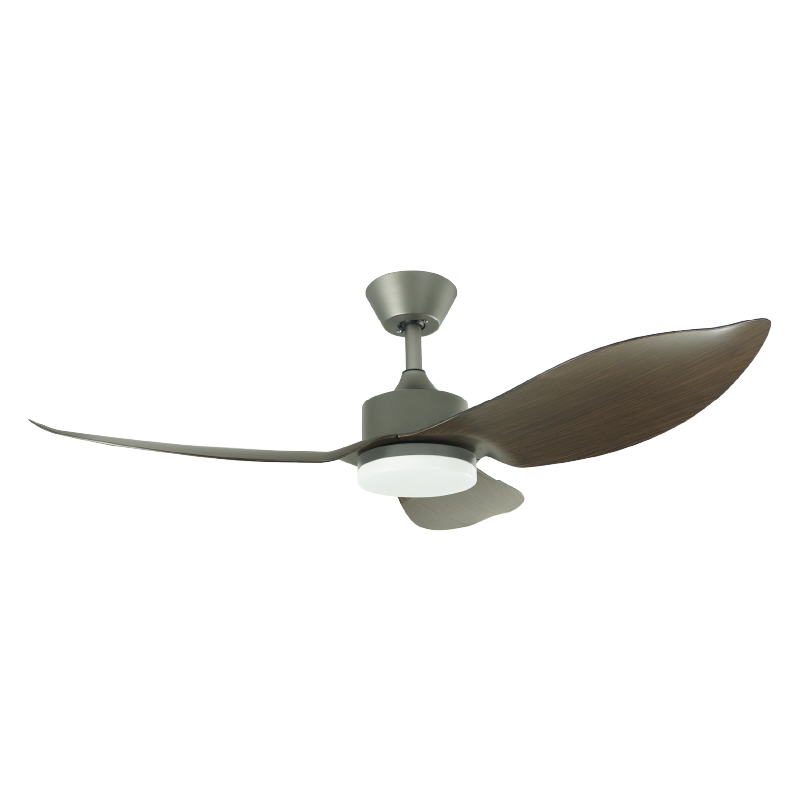 Mistral Space 46 Ceiling Fan, grey with wood - ThatRenoStore