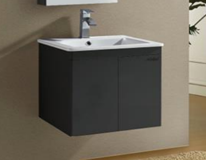 NCPA-9075 | Basin Cabinet - Black/Matt Black/White