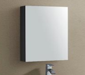 NMCB-4560 | PVC Mirror Cabinet - Black/White