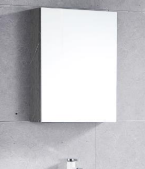 NMCS-691 | S/Steel Mirror Cabinet - White Marble/Dark Marble/Grey Marble