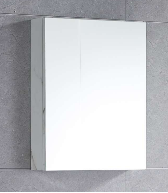 NMCS-691 | S/Steel Mirror Cabinet - White Marble/Dark Marble/Grey Marble