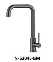 NN-6304L SS/BK/GM | Kitchen Sink Tap - Matt/Black/Gunmetal